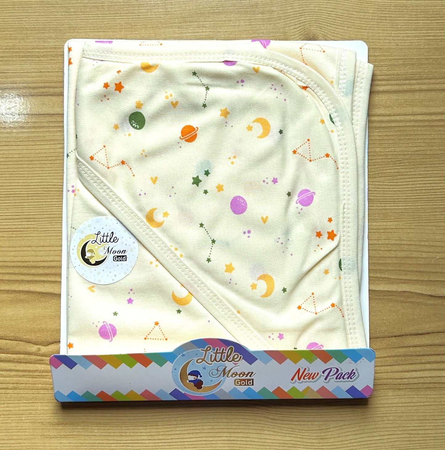 Space Yellow Wrapping Sheet For Newborn NWS47