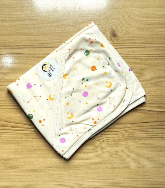 Space Yellow Wrapping Sheet For Newborn NWS47