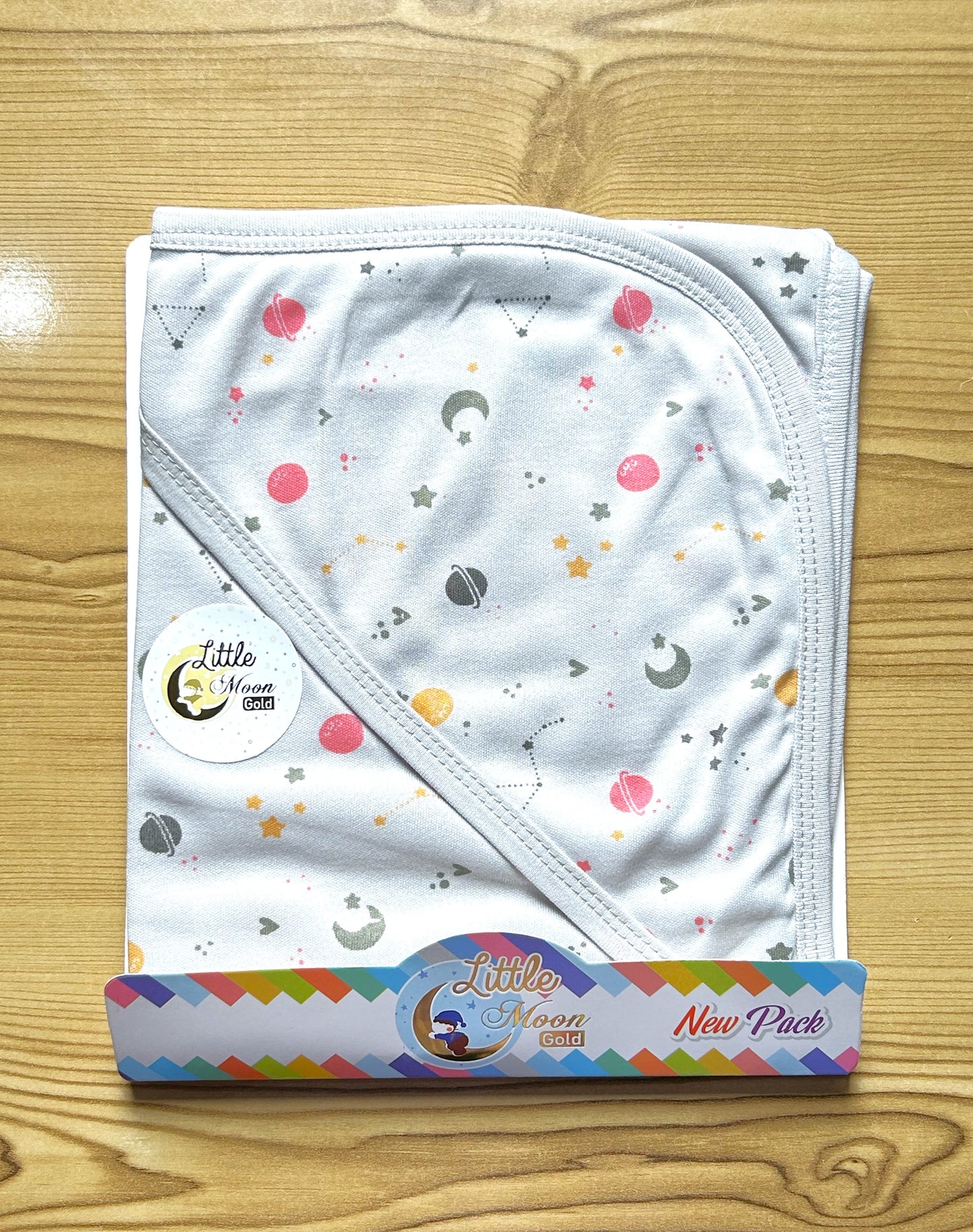 Space Grey Wrapping Sheet For Newborn NWS49