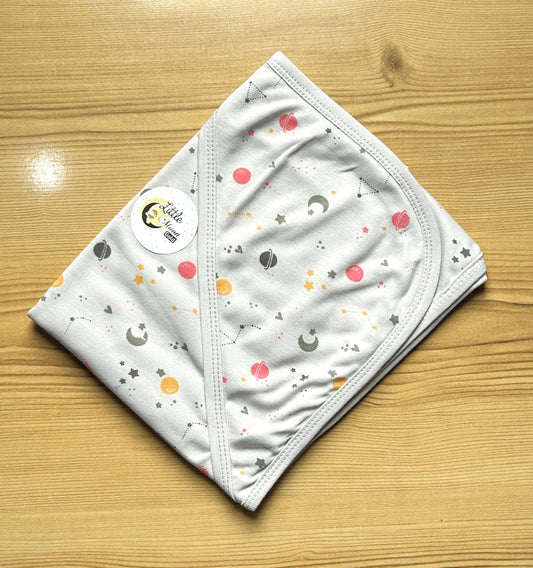 Space Grey Wrapping Sheet For Newborn NWS49