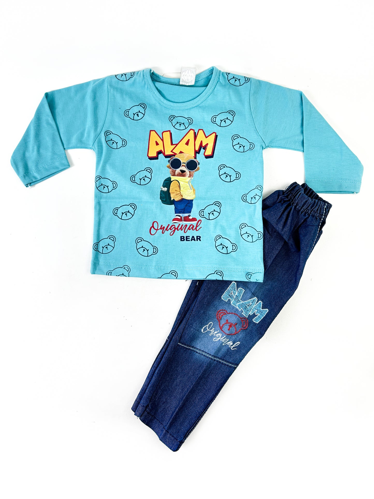 1Yr - 4Yrs Kids Suit Printed Alam Ferozi RZ BS428