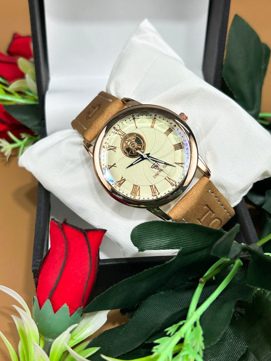 Golden Strap Watch For Men MW114