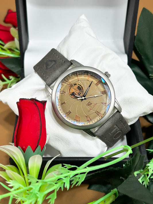 Grey Strap Watch For Men MW115