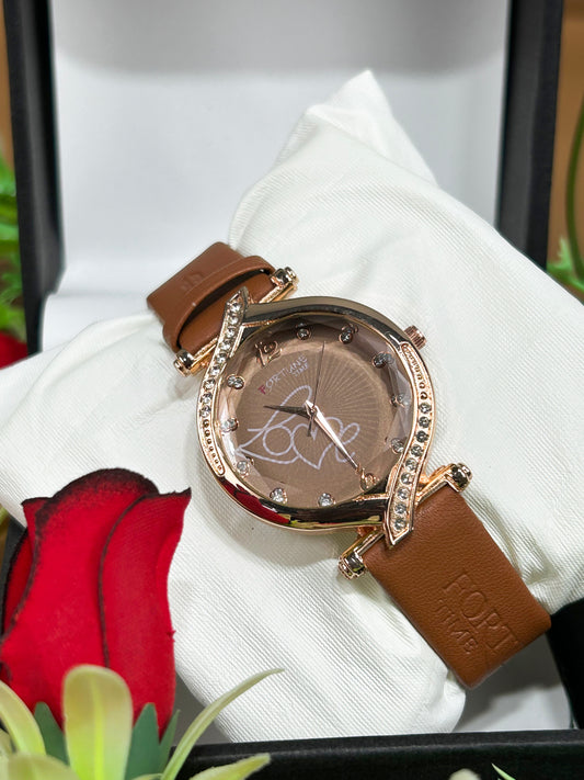 Brown Stylish Wrist Watch for Women WW52