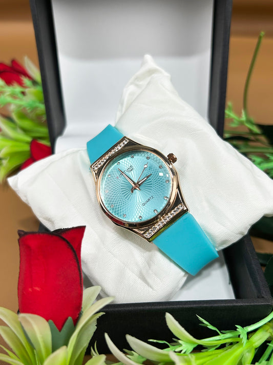 Blue Stylish Wrist Watch for Women WW63