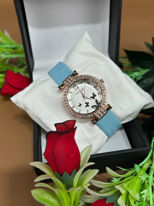 Blue Stylish Wrist Watch for Women WW54