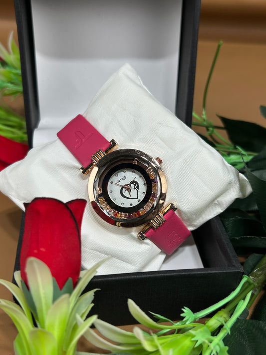 Pink Stylish Wrist Watch for Women WW60