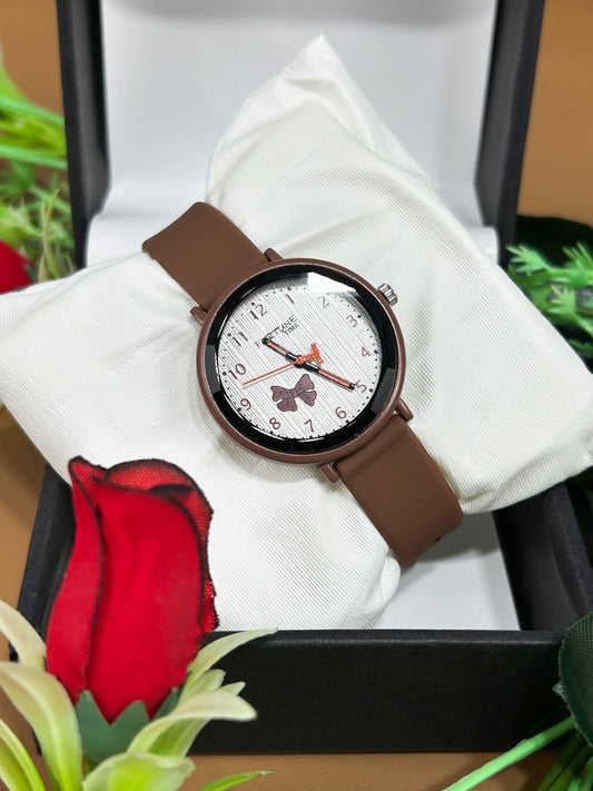 Brown Stylish Wrist Watch for Women WW50