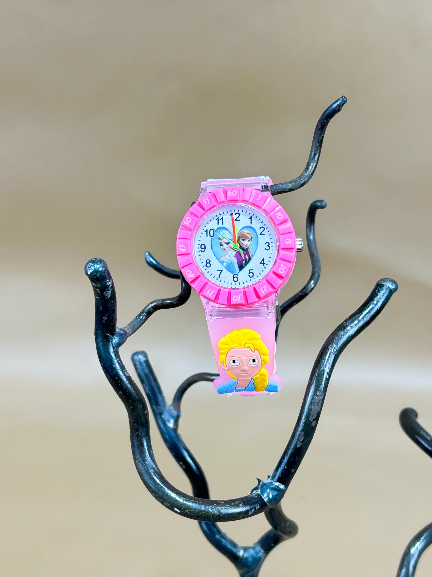 Pink Multidesign Wrist Watch For Girls KWW35