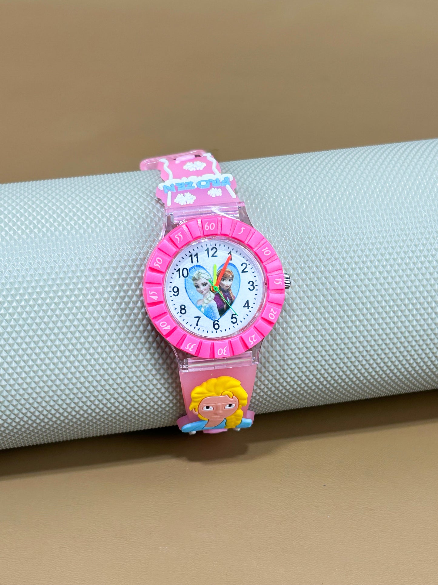 Pink Multidesign Wrist Watch For Girls KWW35