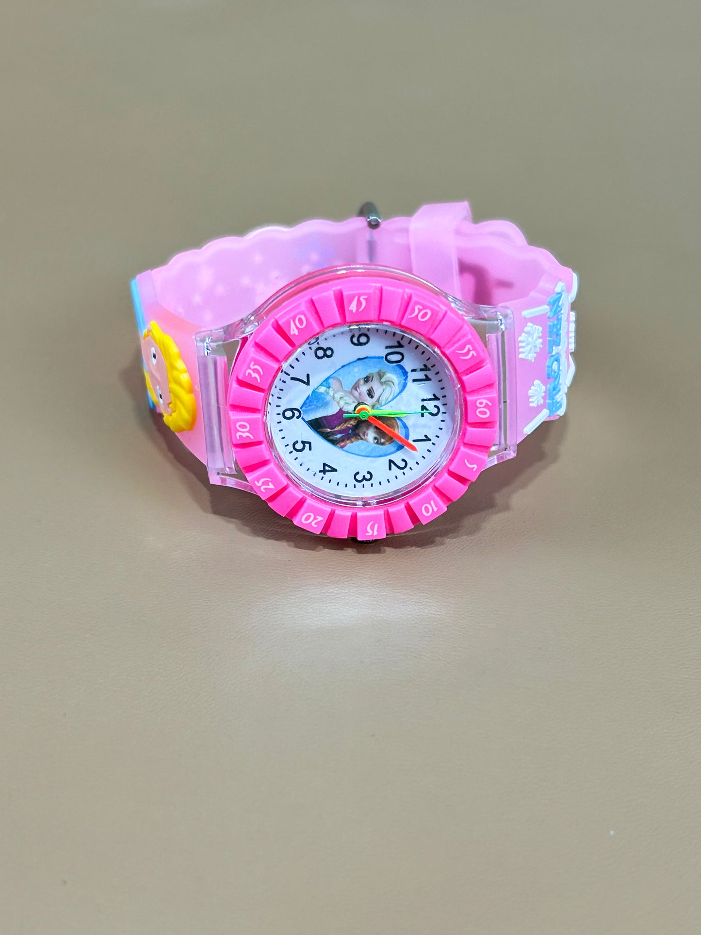 Pink Multidesign Wrist Watch For Girls KWW35