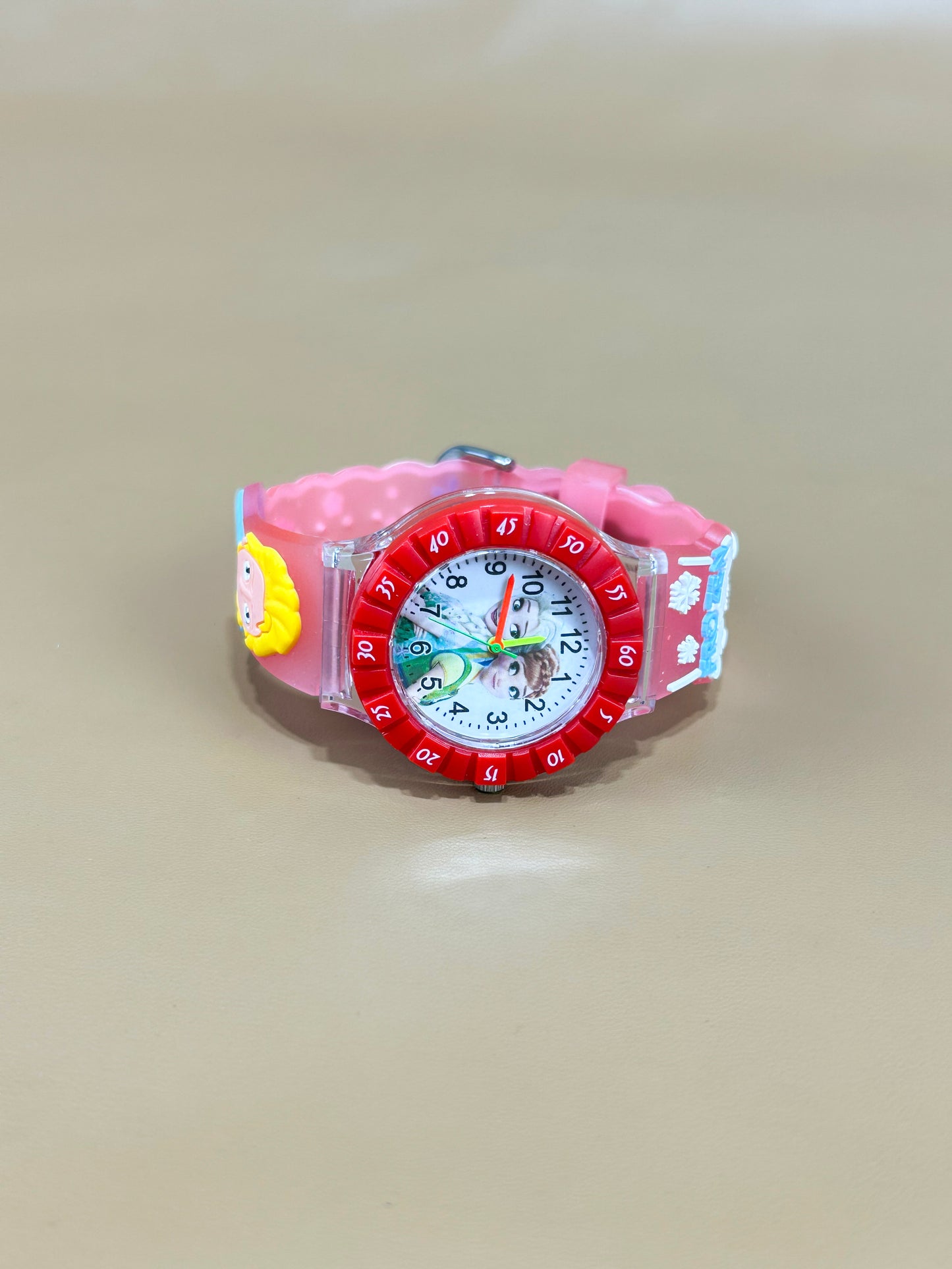 Red Multidesign Wrist Watch For Girls KWW34