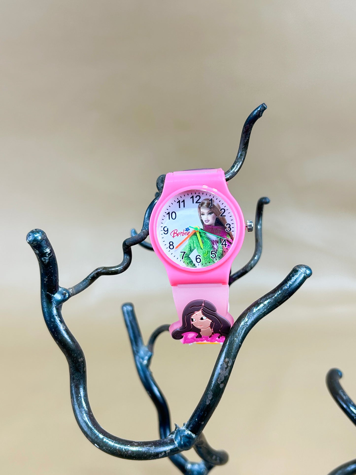 Pink Multidesign Wrist Watch For Girls KWW33