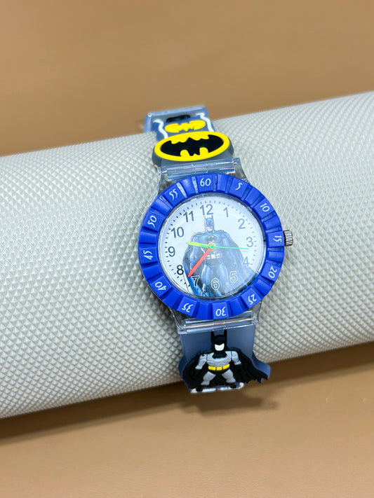 Blue Bat Man Wrist Watch For Boys KWW36