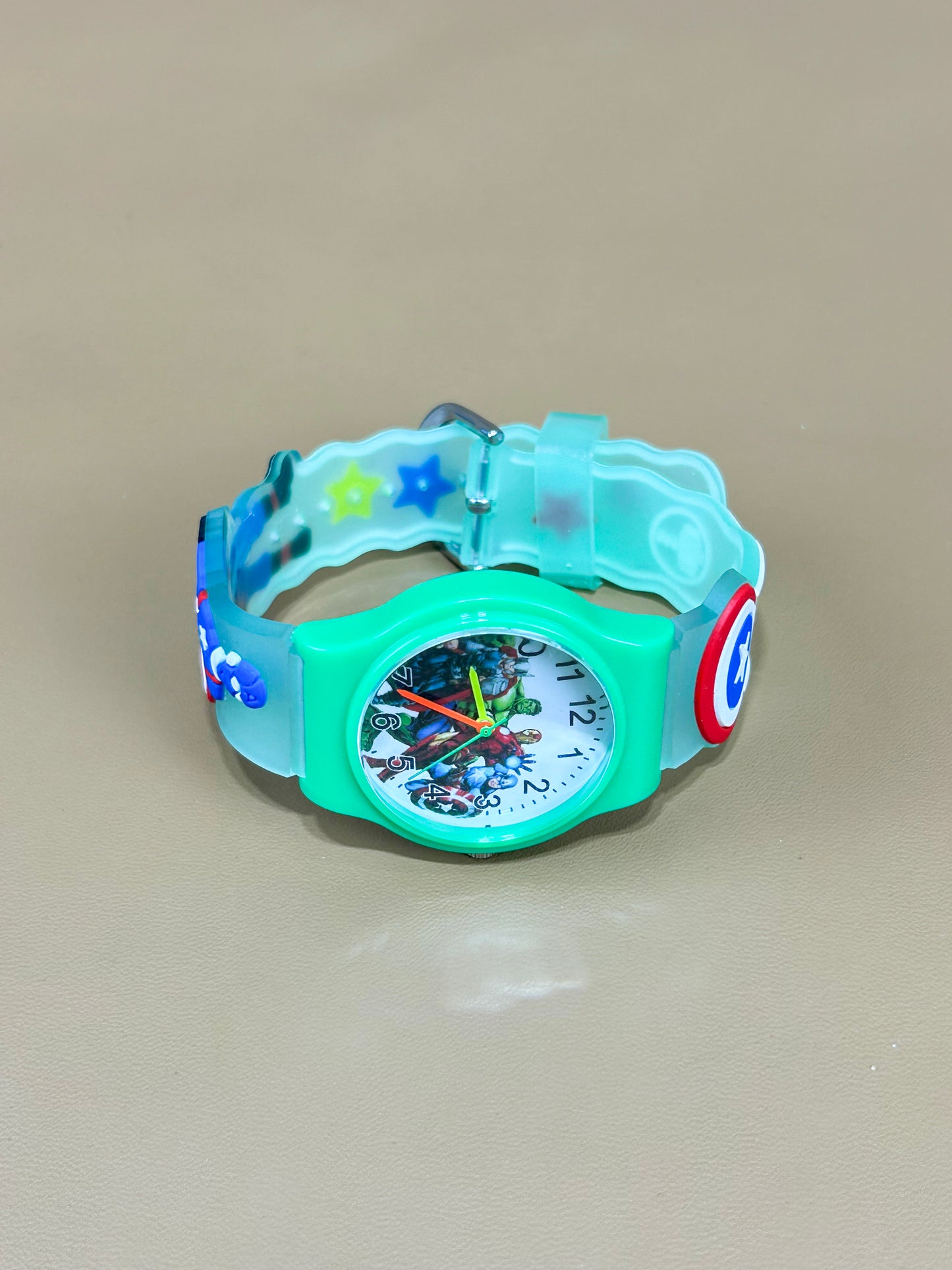 Green Marvel Wrist Watch For Boys KWW32