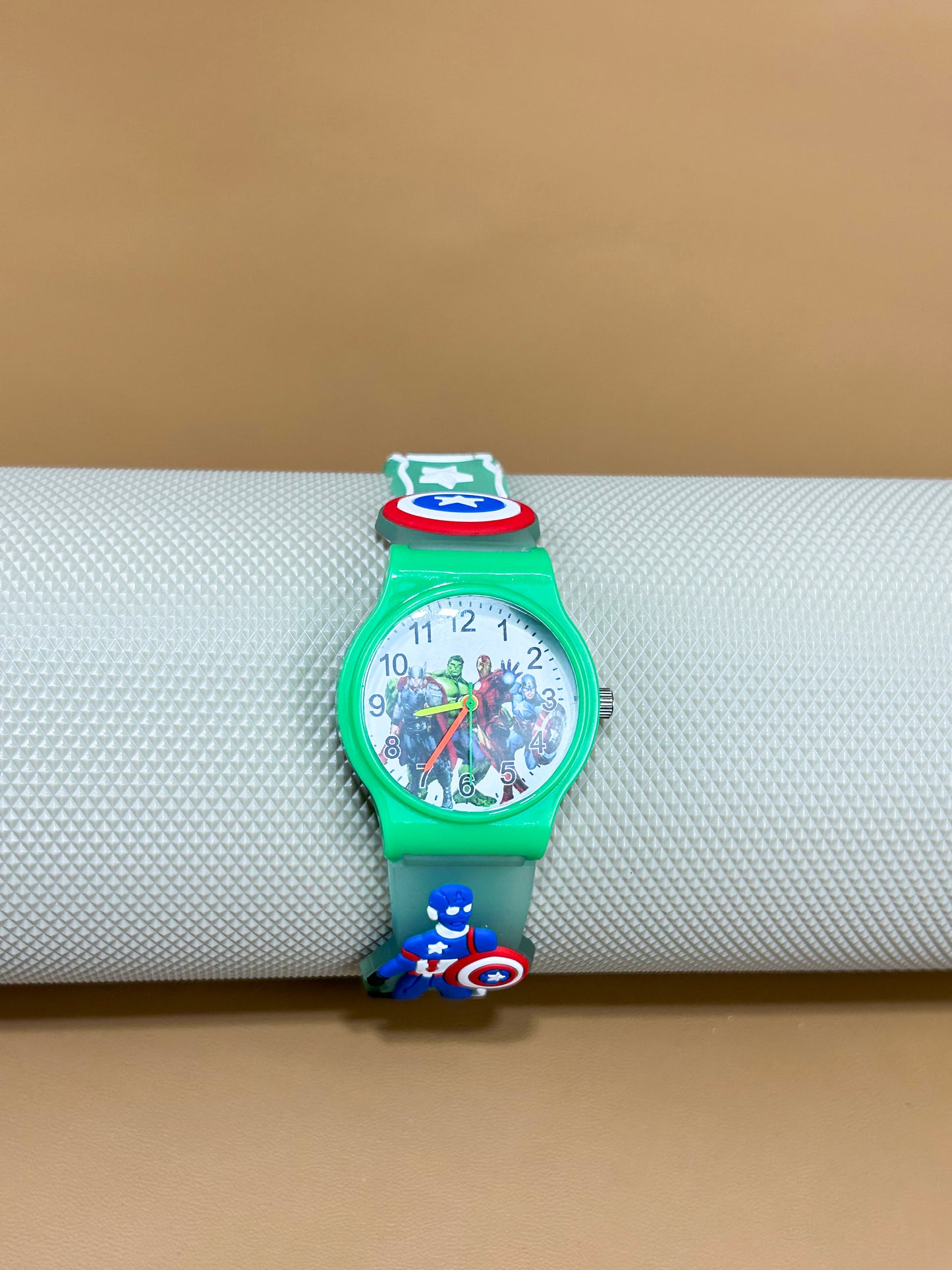 Green Marvel Wrist Watch For Boys KWW32