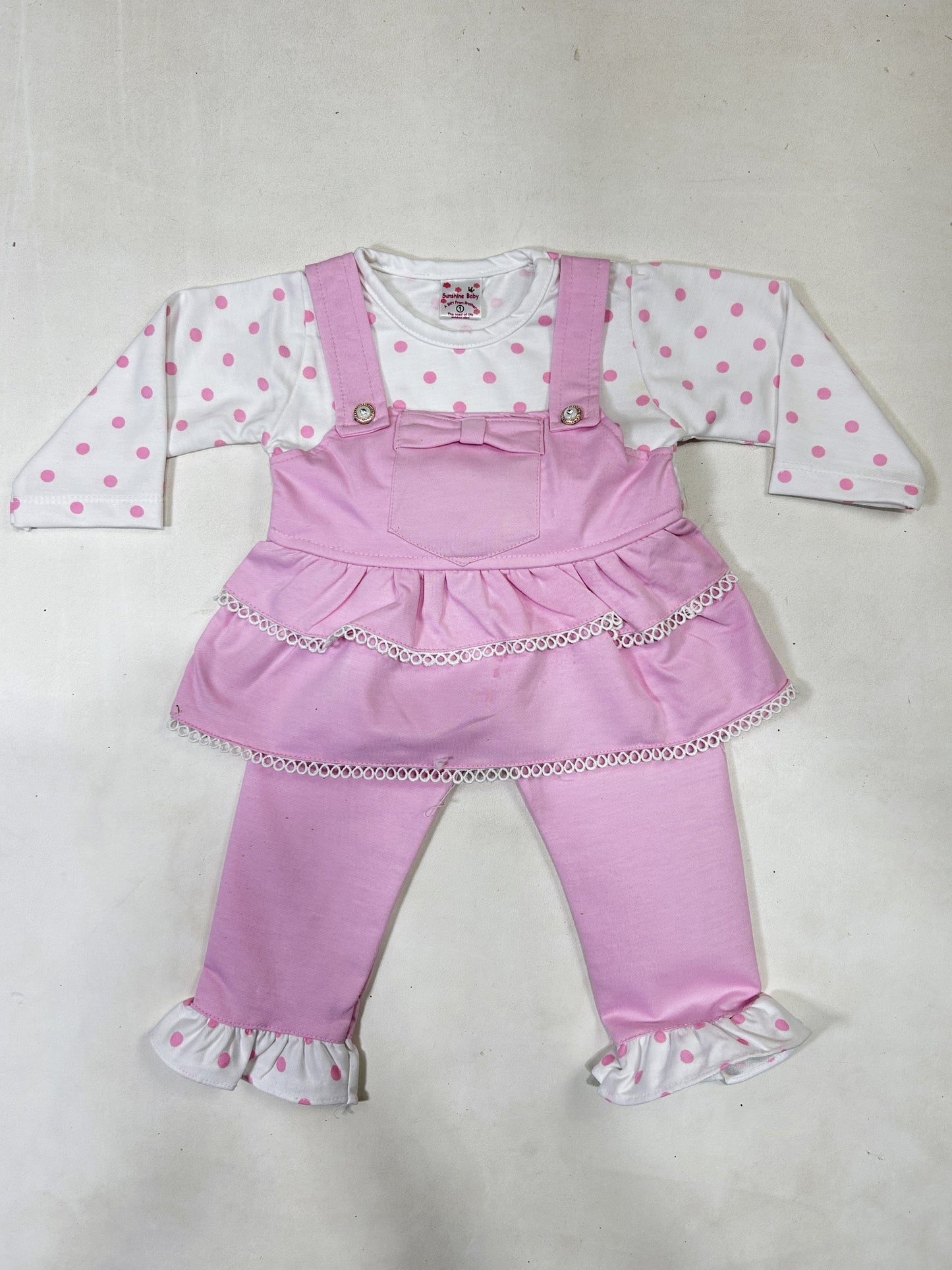 0Mth - 6Mth Pink Baby Suit For Newborns ZG NBS611