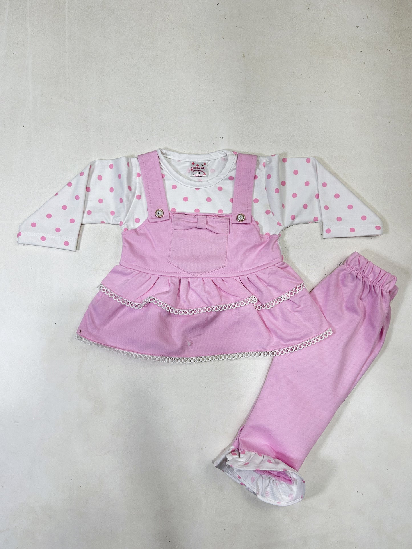 0Mth - 6Mth Pink Baby Suit For Newborns ZG NBS611