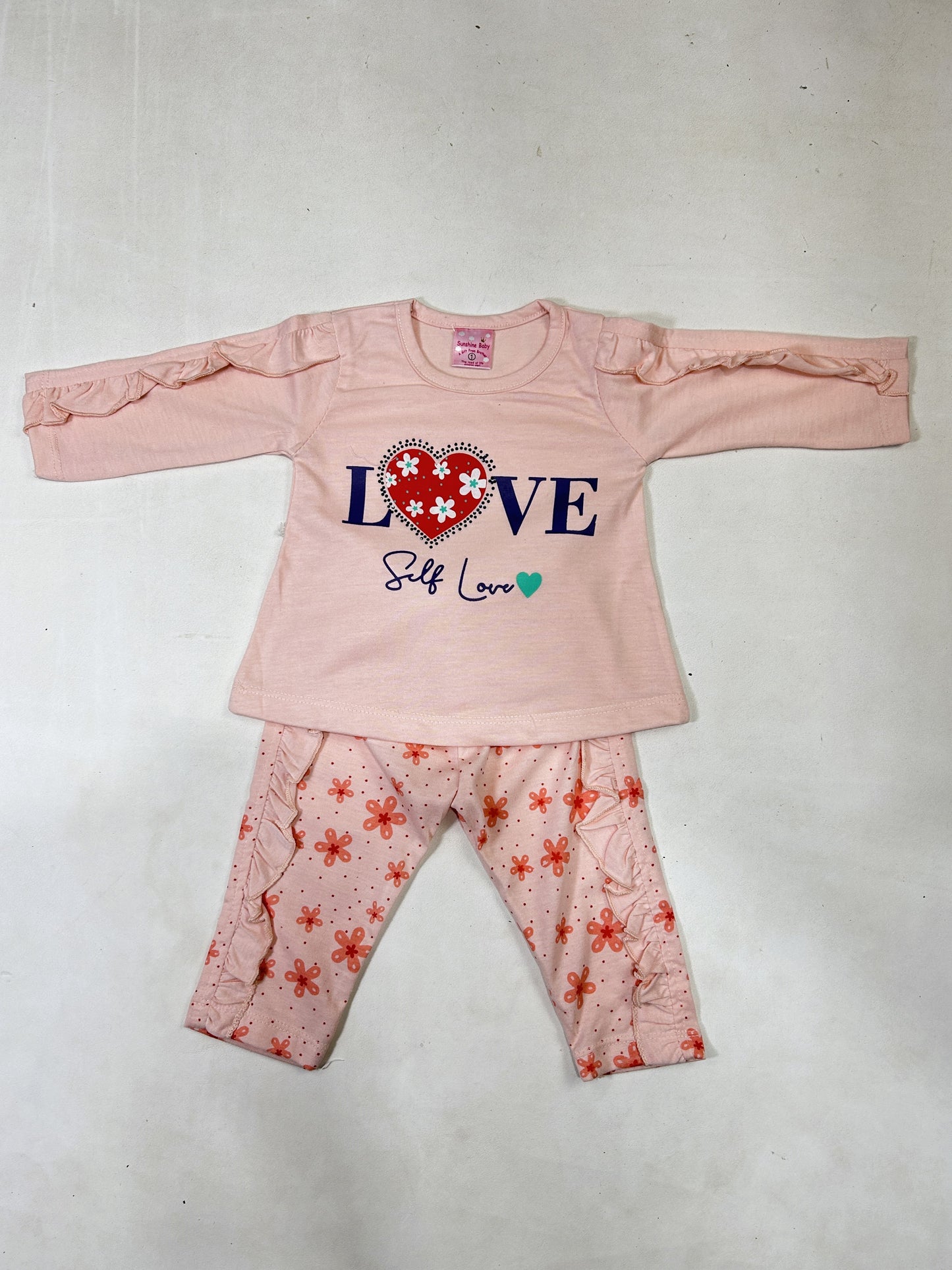 0Mth - 6Mth Love Peach Baby Suit For Newborns ZG NBS613