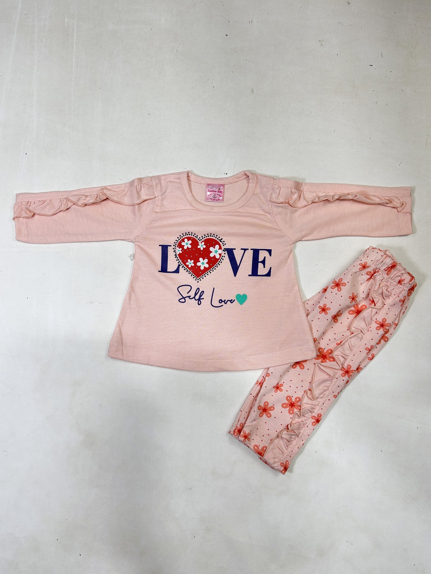 0Mth - 6Mth Love Peach Baby Suit For Newborns ZG NBS613