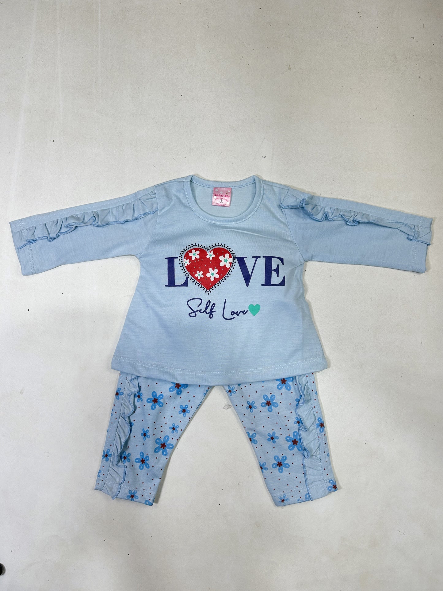 0Mth - 6Mth Love Blue Baby Suit For Newborns ZG NBS614