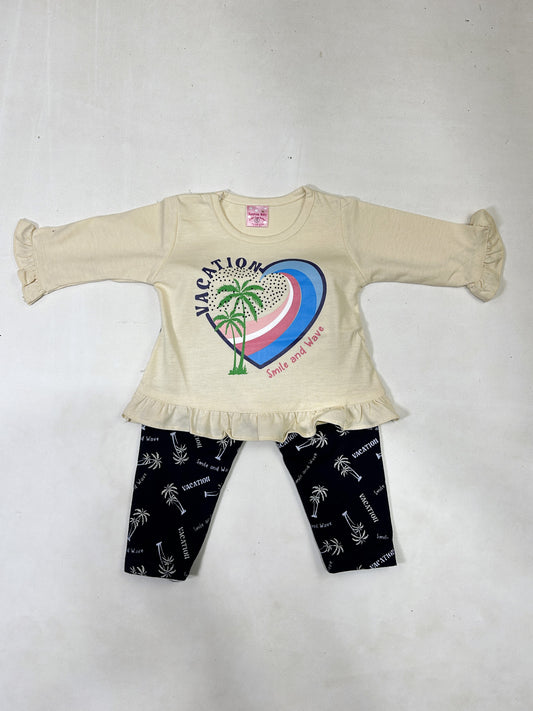 0Mth - 6Mth Vacation Beige Baby Suit For Newborns ZG NBS616