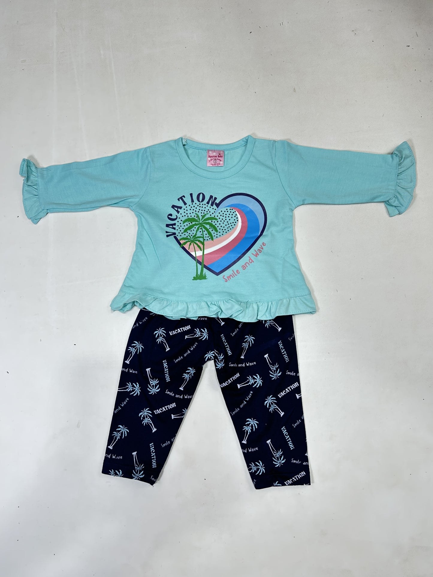 0Mth - 6Mth Vacation Blue Baby Suit For Newborns ZG NBS618