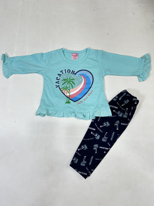 0Mth - 6Mth Vacation Blue Baby Suit For Newborns ZG NBS618