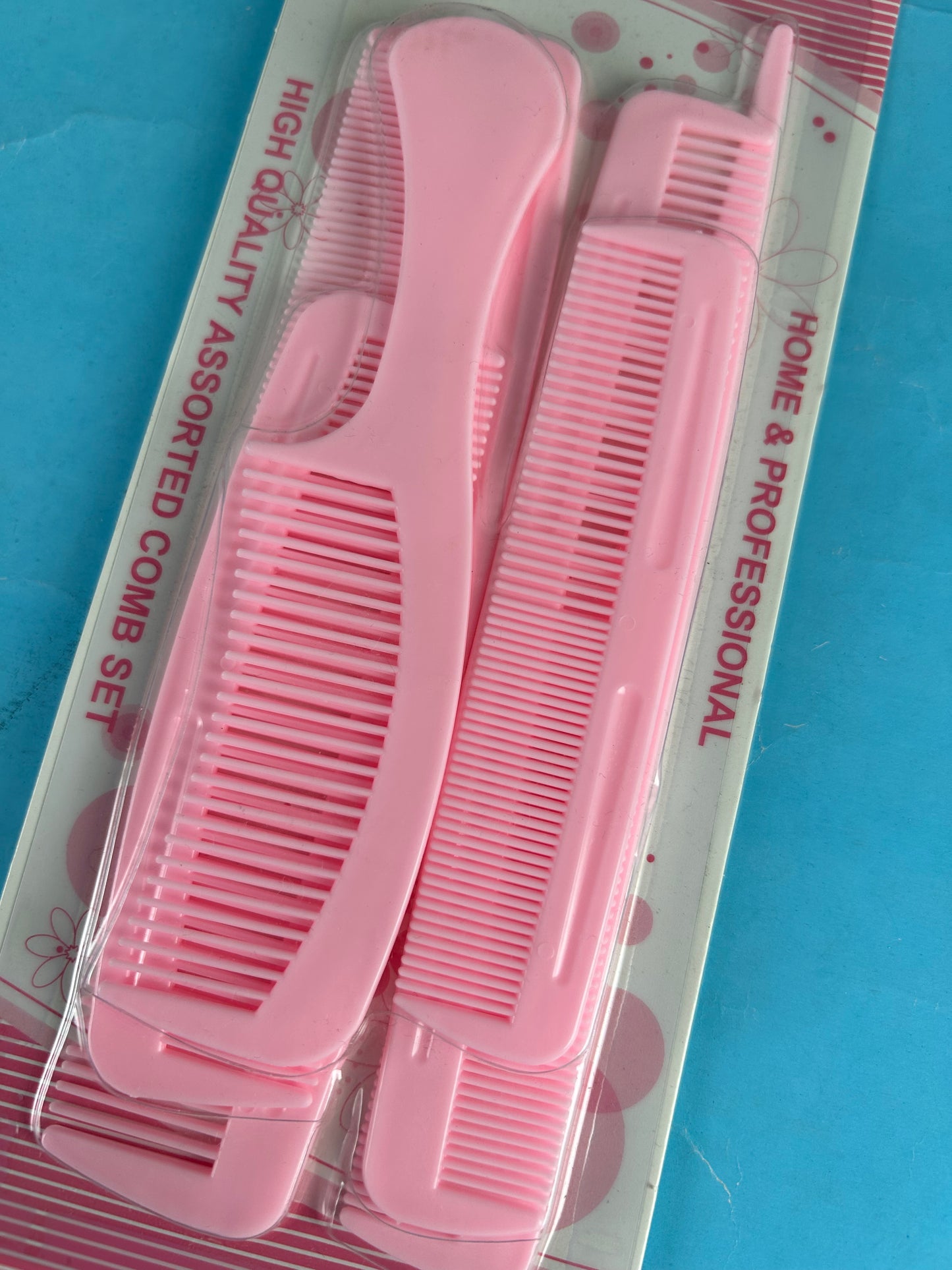 6 Pc Hair Comb Multicolor GHB77