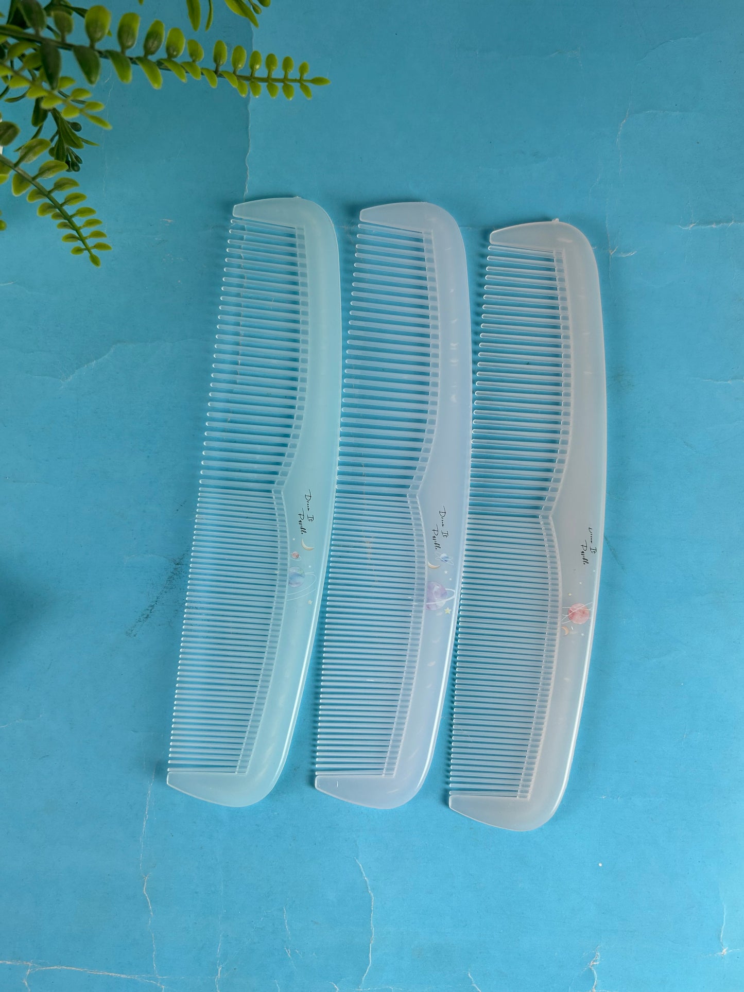 Pack of 3 Hair Comb Multicolor GHB80