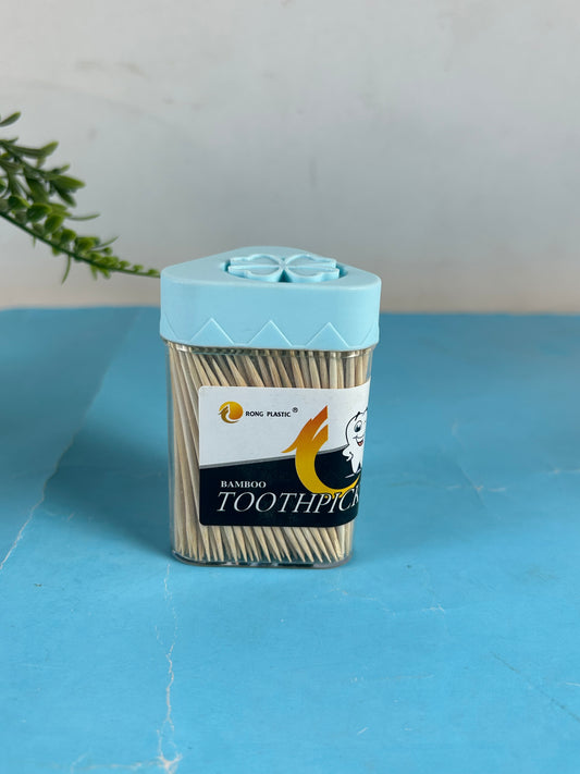 Natural Tooth Pick Jar