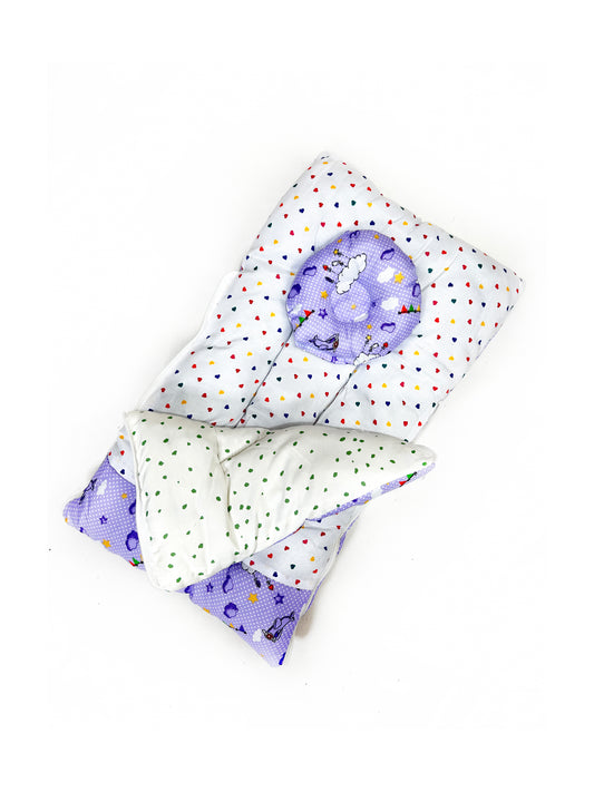 Cloudy Purple Sleeping Bag For Newborns / Baby Carry NBSB36