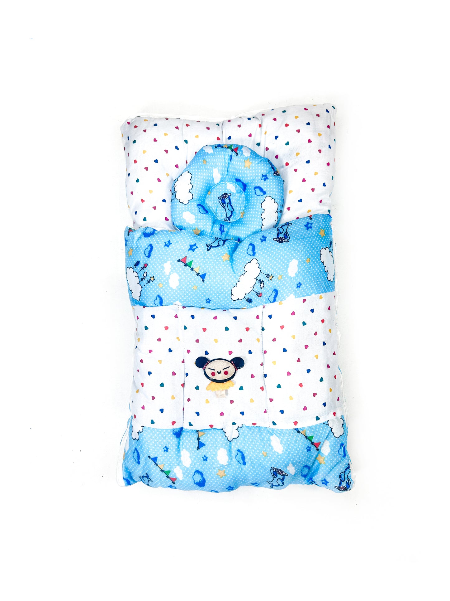 Cloudy Blue Sleeping Bag For Newborns / Baby Carry NBSB37