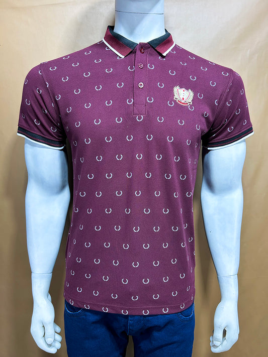 Purple Polo T-Shirt For Men MTS285