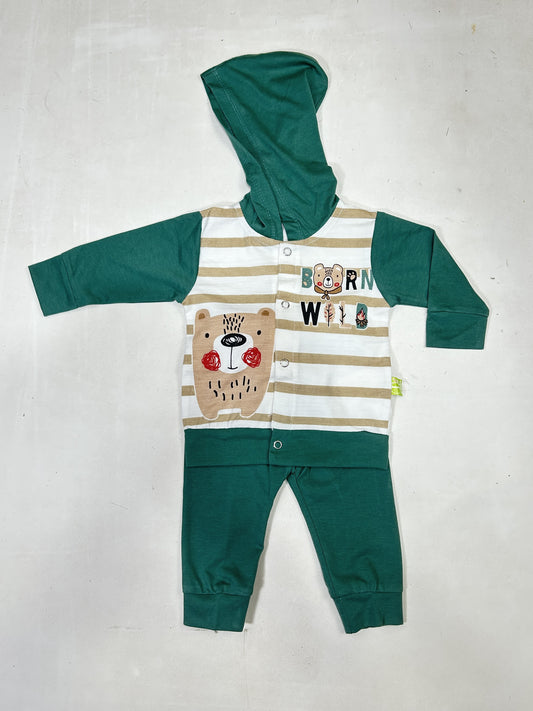 0Mth - 6Mth Wild Green Baba Suit For Newborns ZG NBS592