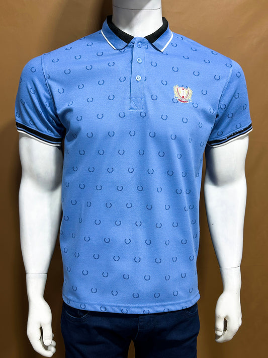 Blue Polo T-Shirt For Men MTS289