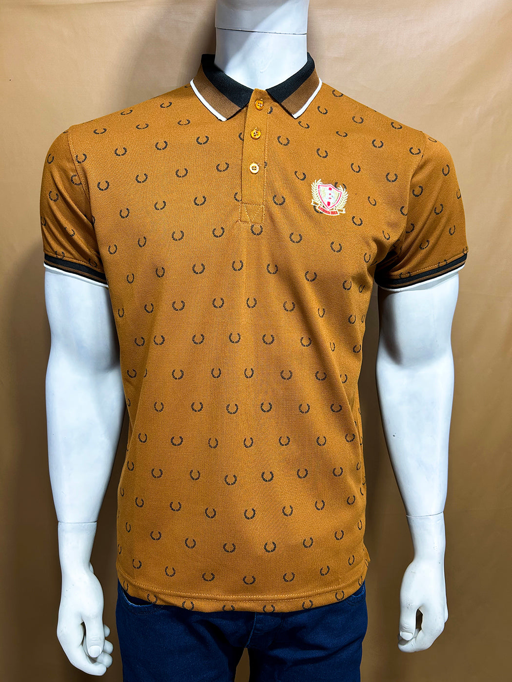 Bronze Polo T-Shirt For Men MTS291