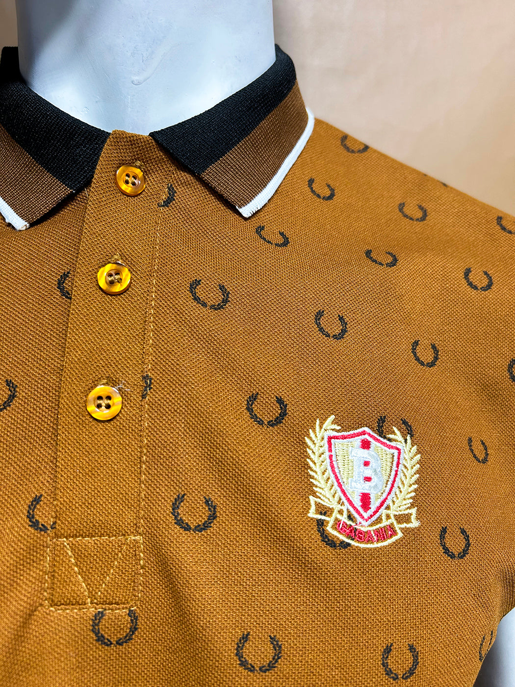 Bronze Polo T-Shirt For Men MTS291