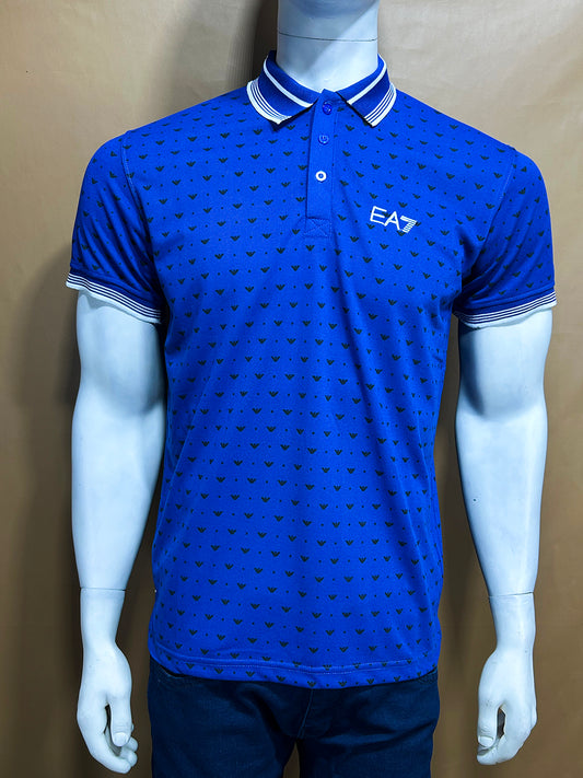 Ink Blue Polo T-Shirt For Men MTS296
