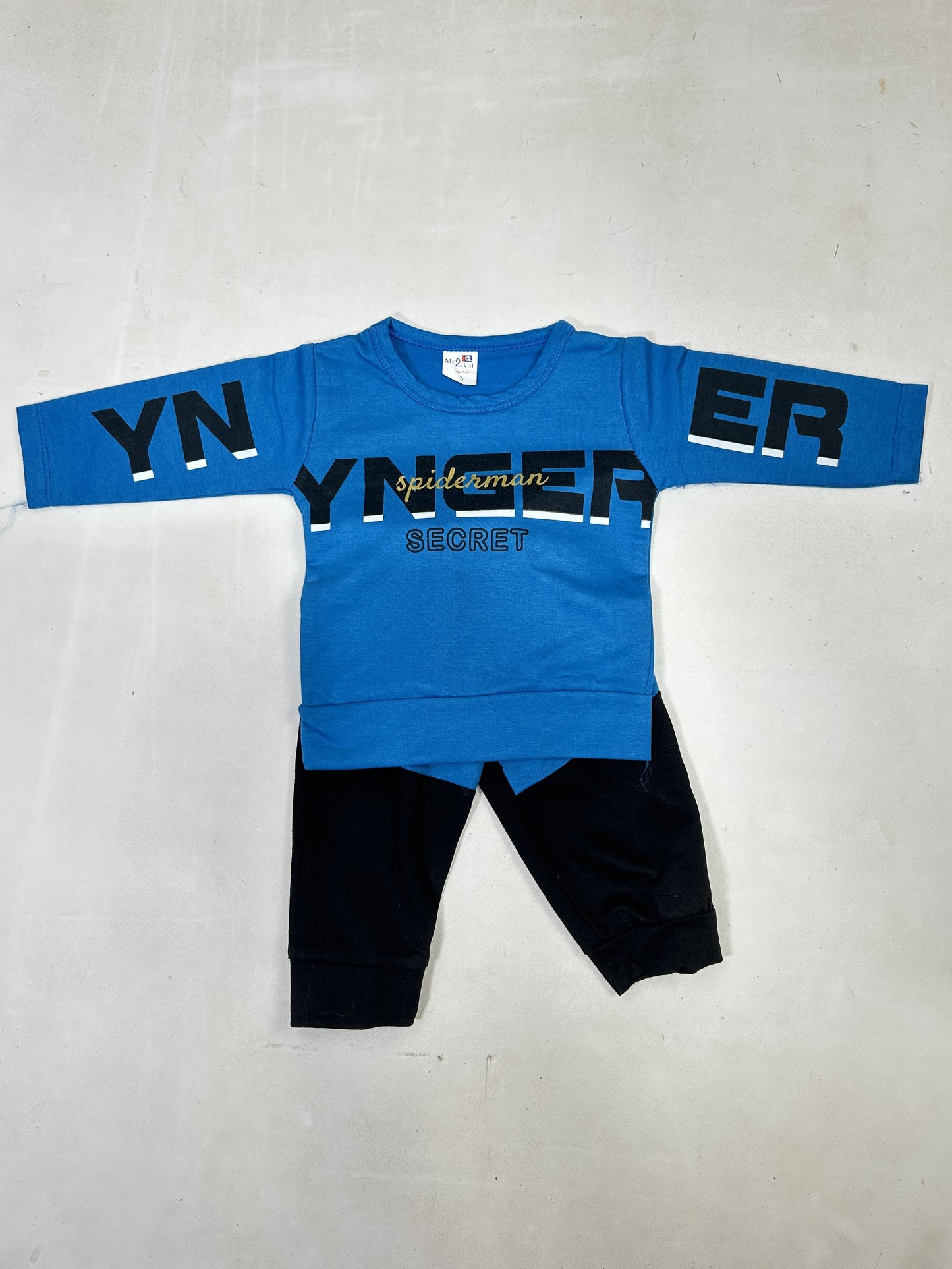 0Mth - 6Mth YN Blue Baba Suit For Newborns ZG NBS599