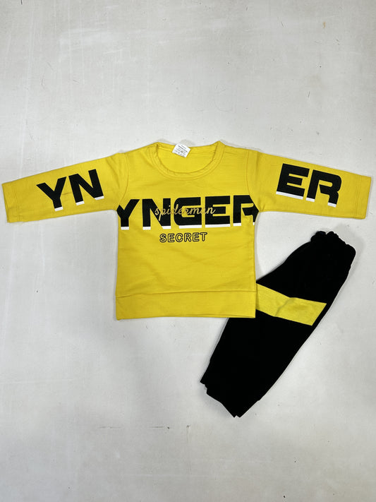 0Mth - 6Mth YN Yellow Baba Suit For Newborns ZG NBS600