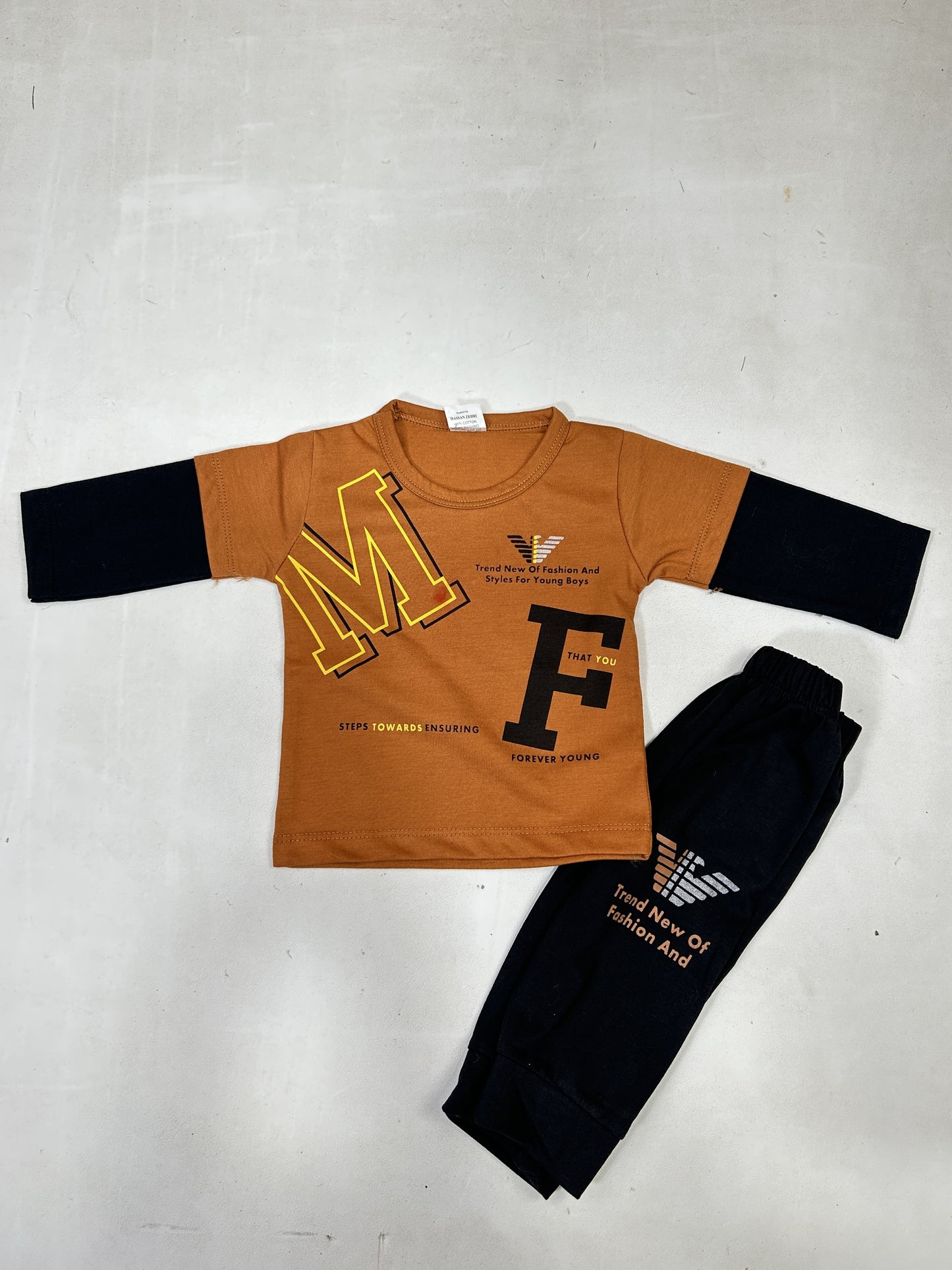 0Mth - 6Mth MF Bronze Baba Suit For Newborns ZG NBS602