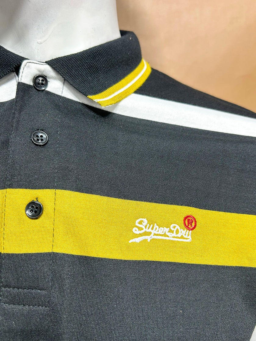 Mustard SuperDry Polo T-Shirt For Men MTS338