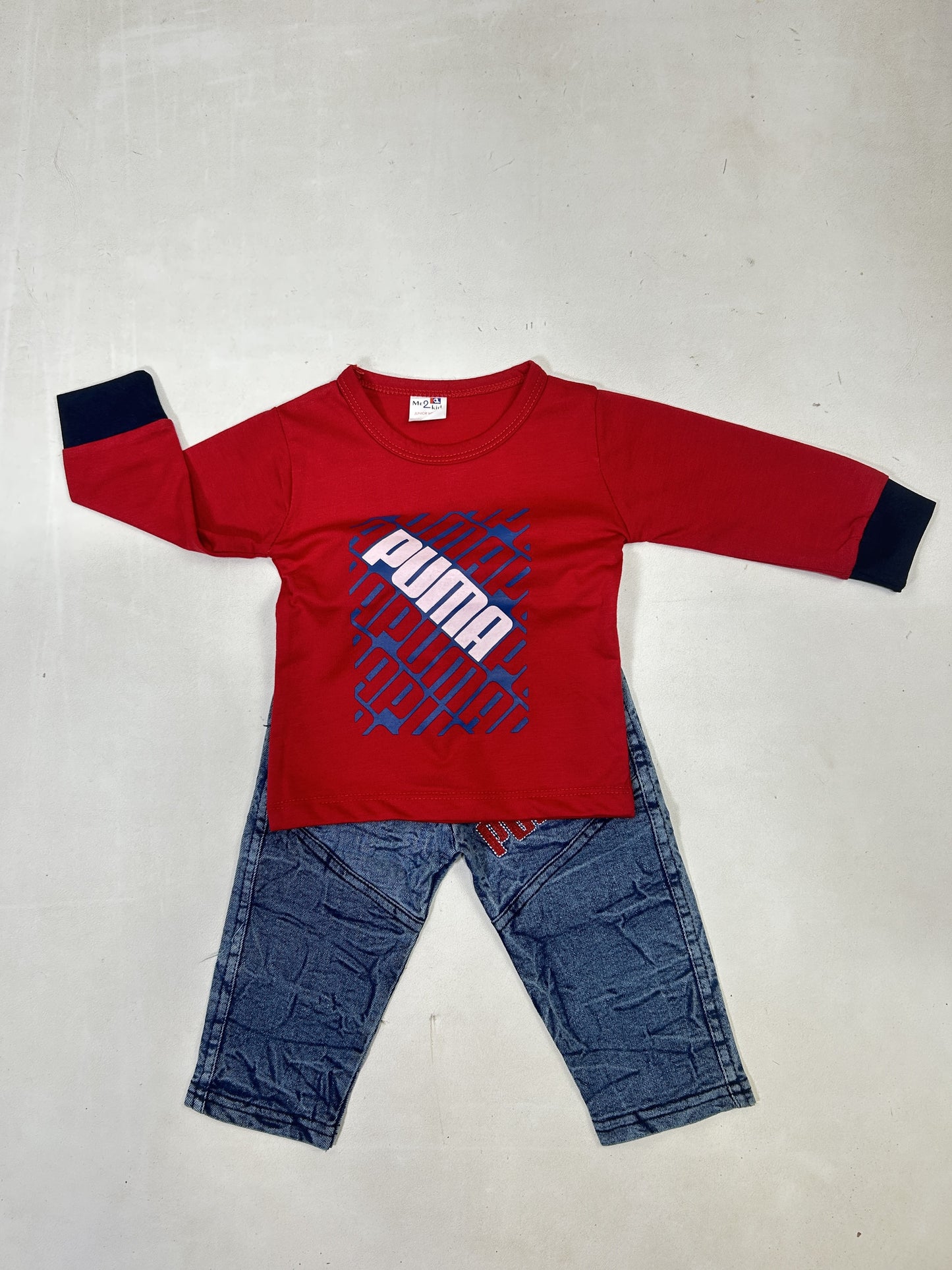 0Mth - 6Mth PU Red Baba Suit For Newborns ZG NBS605