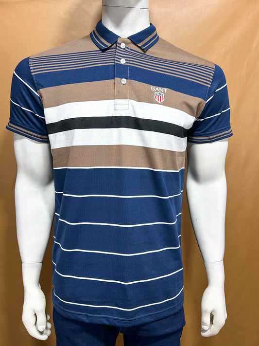 Brown Gant Polo T-Shirt For Men MTS343