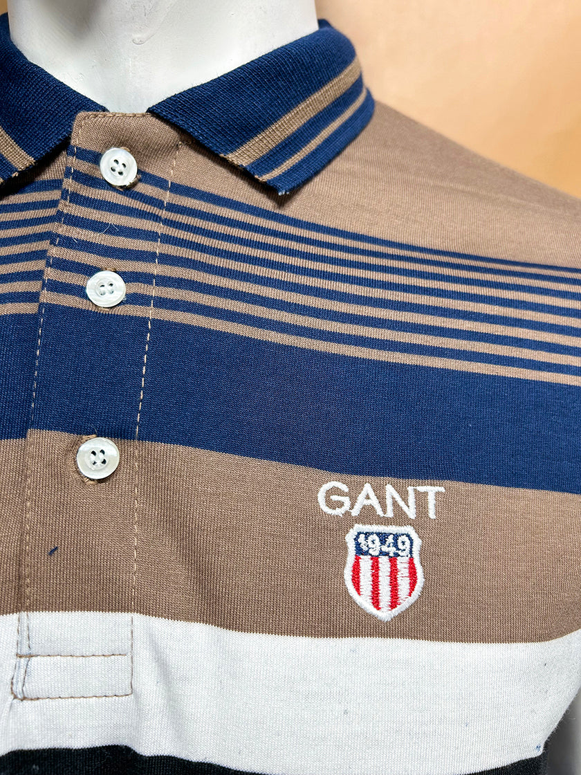 Brown Gant Polo T-Shirt For Men MTS343