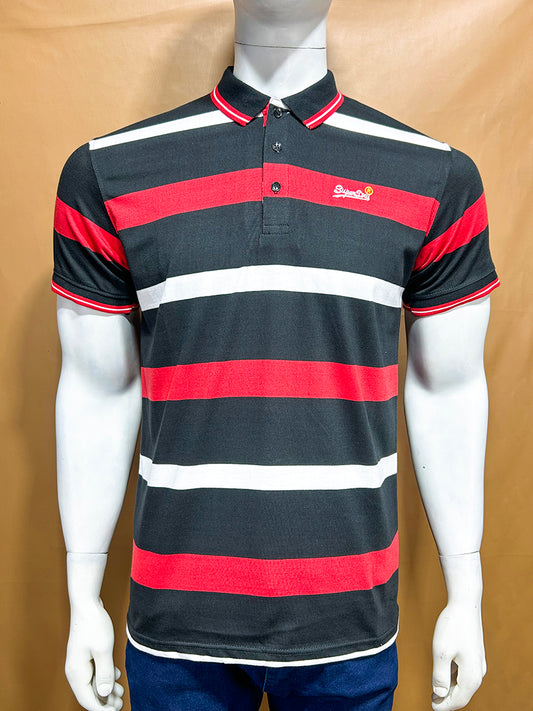 Red SuperDry Polo T-Shirt For Men MTS341