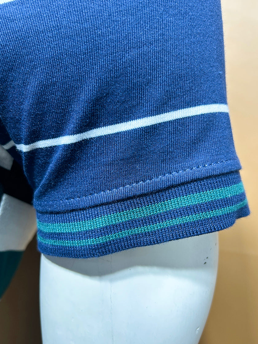 Teal Blue Gant Polo T-Shirt For Men MTS344