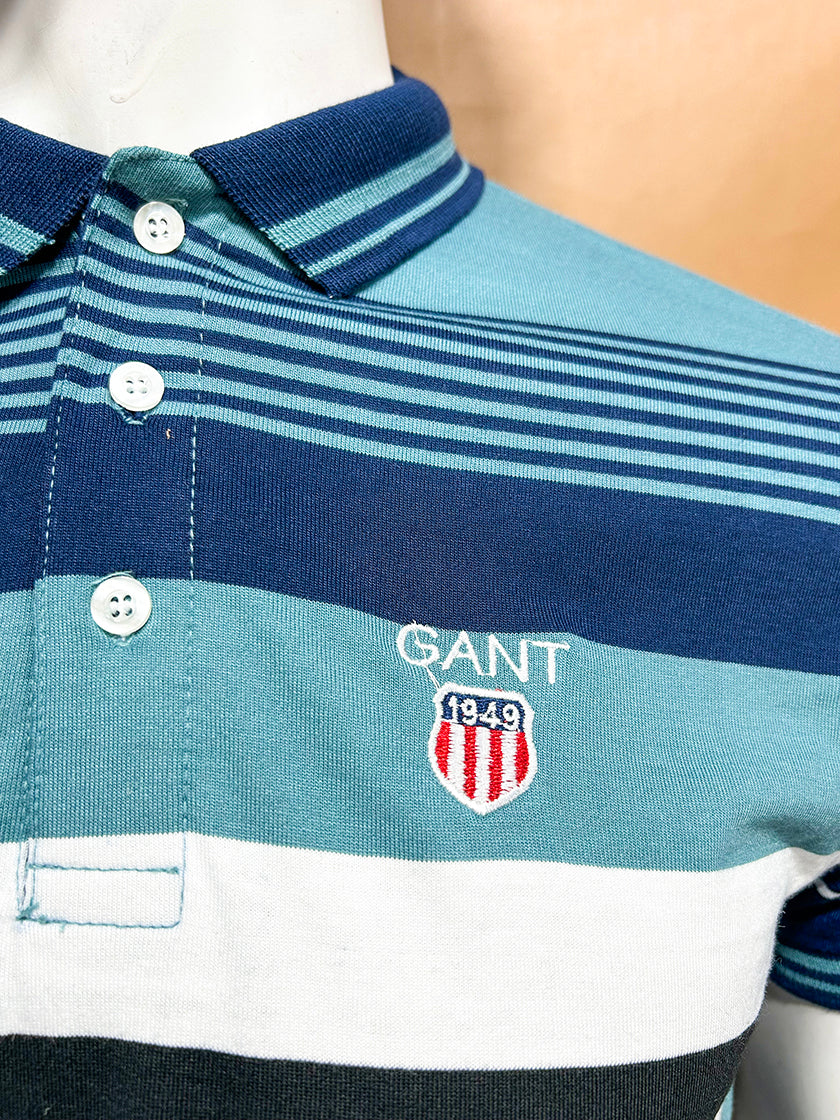 Blue Gant Polo T-Shirt For Men MTS345
