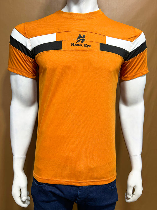 Orange Hawk Eye T-Shirt For Men MTS357